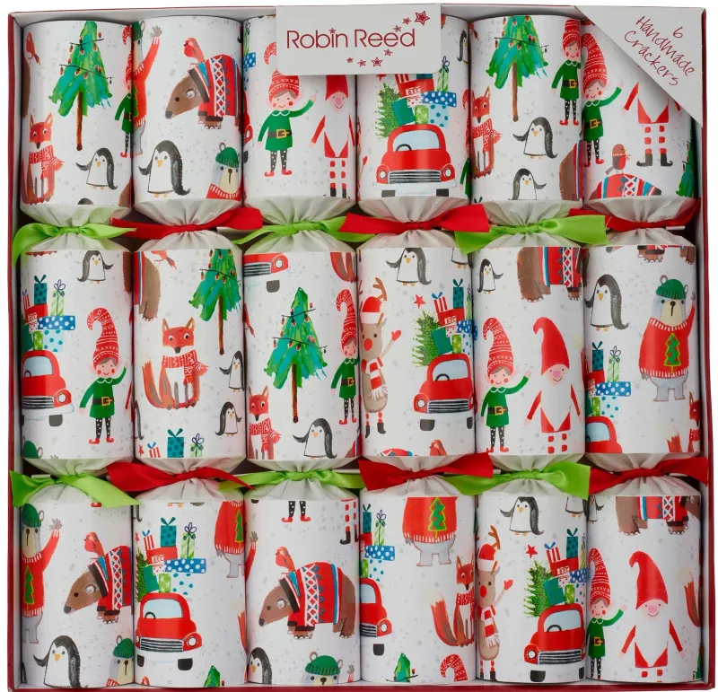 Festive Crackers 13in Racing Elves