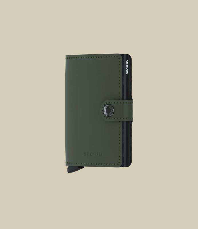 Miniwallet Matte Army Green / Black