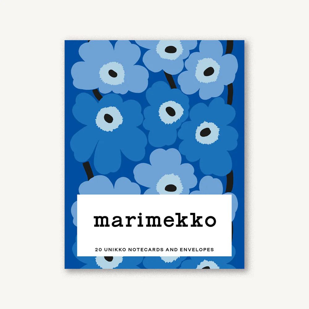 Notecards Set of 20 Marimekko Blues