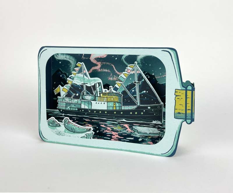 Die Cut Card Arctic Nights