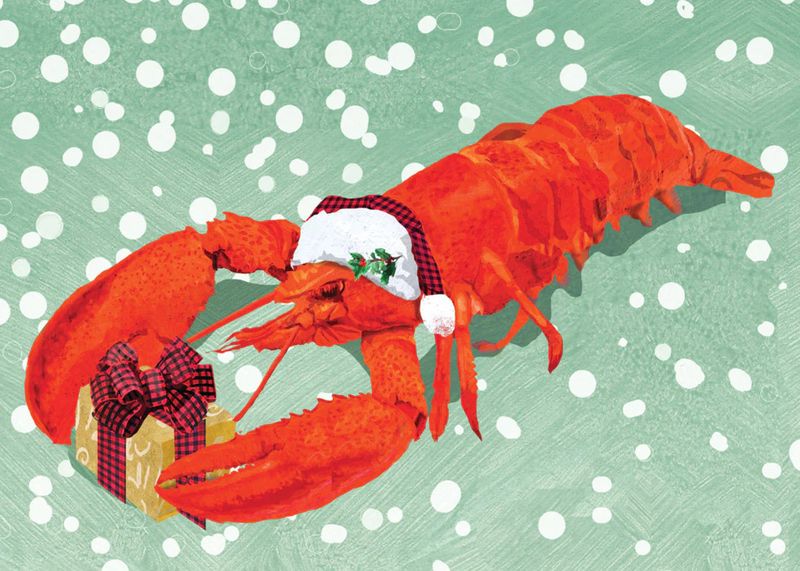 Lobster with Present
