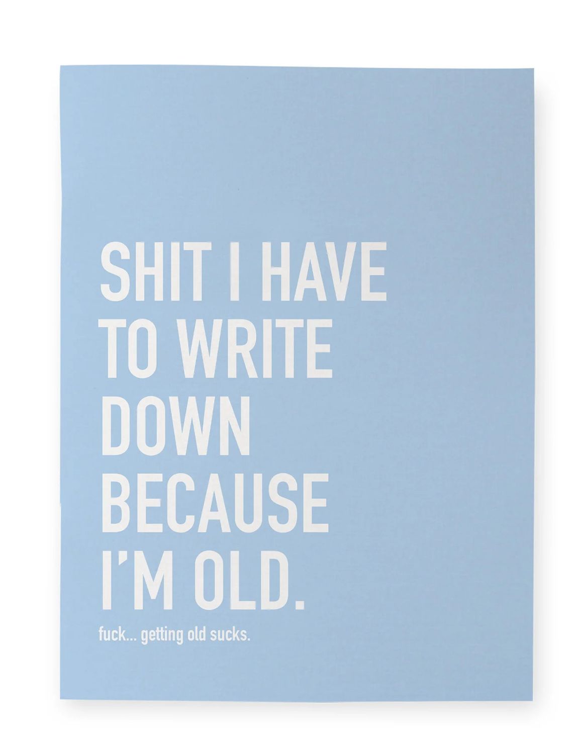 Because I&#39;m Old Notebook