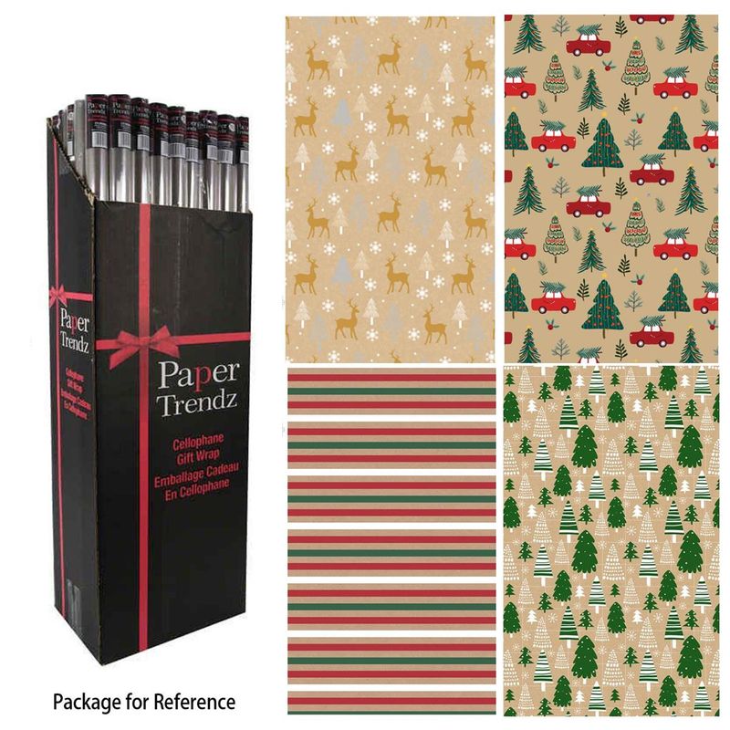 Single Roll Wrap Assorted 30&quot;x72&quot; (15sqft)