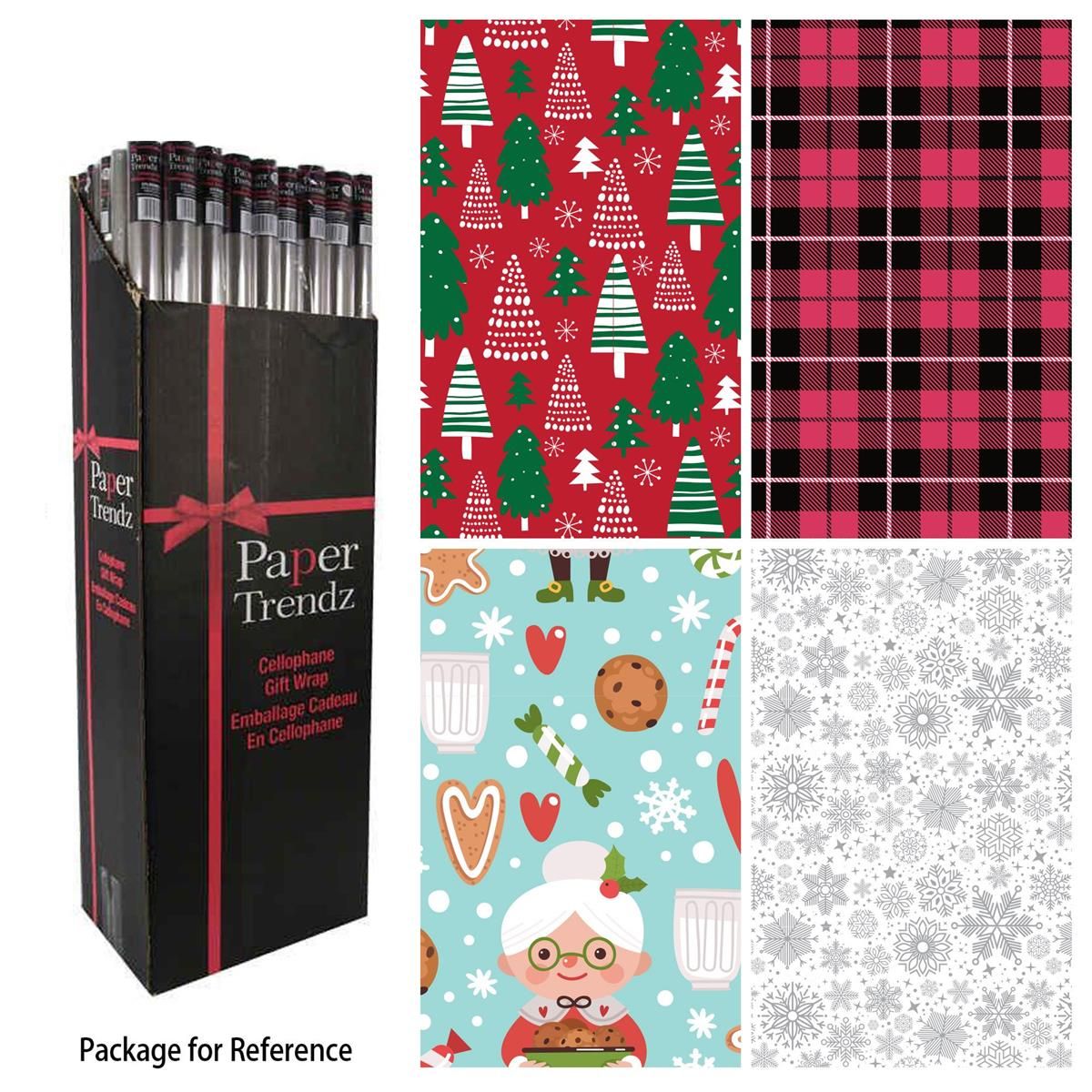 Single Roll Wrap Assorted 30&quot;x240&quot;