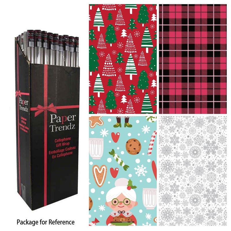 Single Roll Wrap Assorted 30&quot;x240&quot;