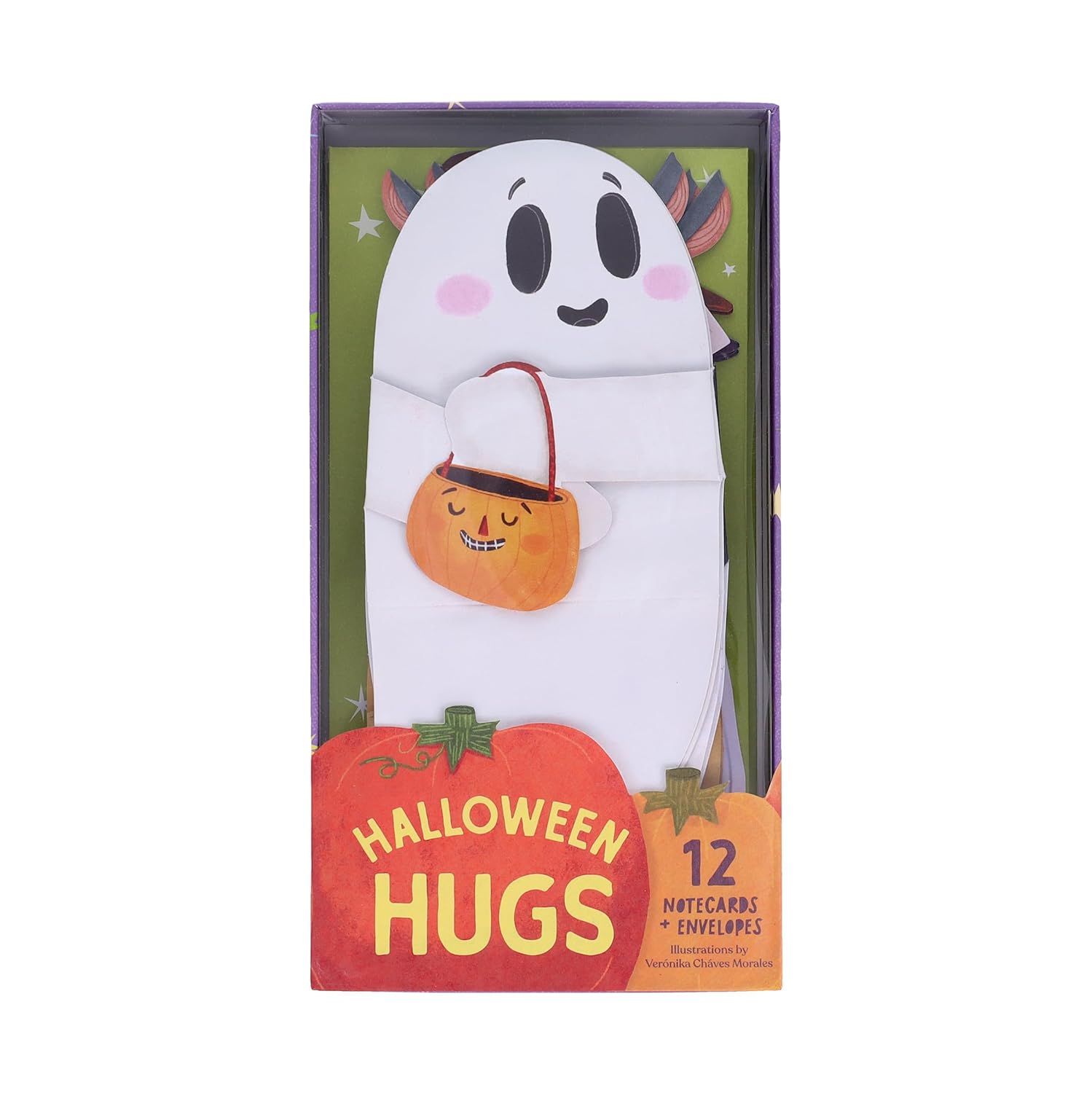Note Cards Set of 12 Halloween Hugs