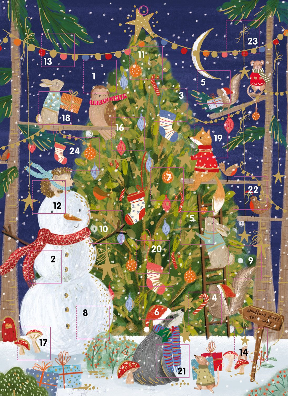 Advent Calendar Decorating The Tree