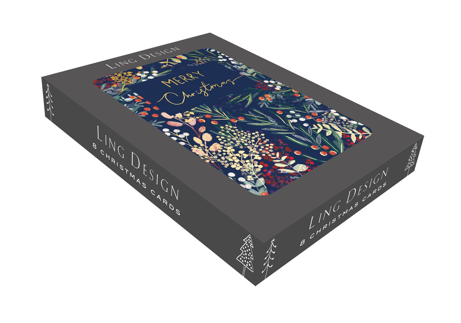 Boxed Mini Christmas Cards Christmas Foliage