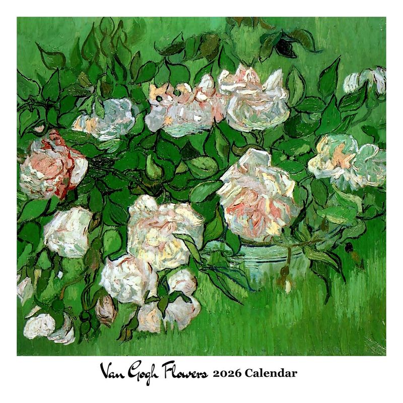 2026 Wall Calendar Van Gogh Flowers