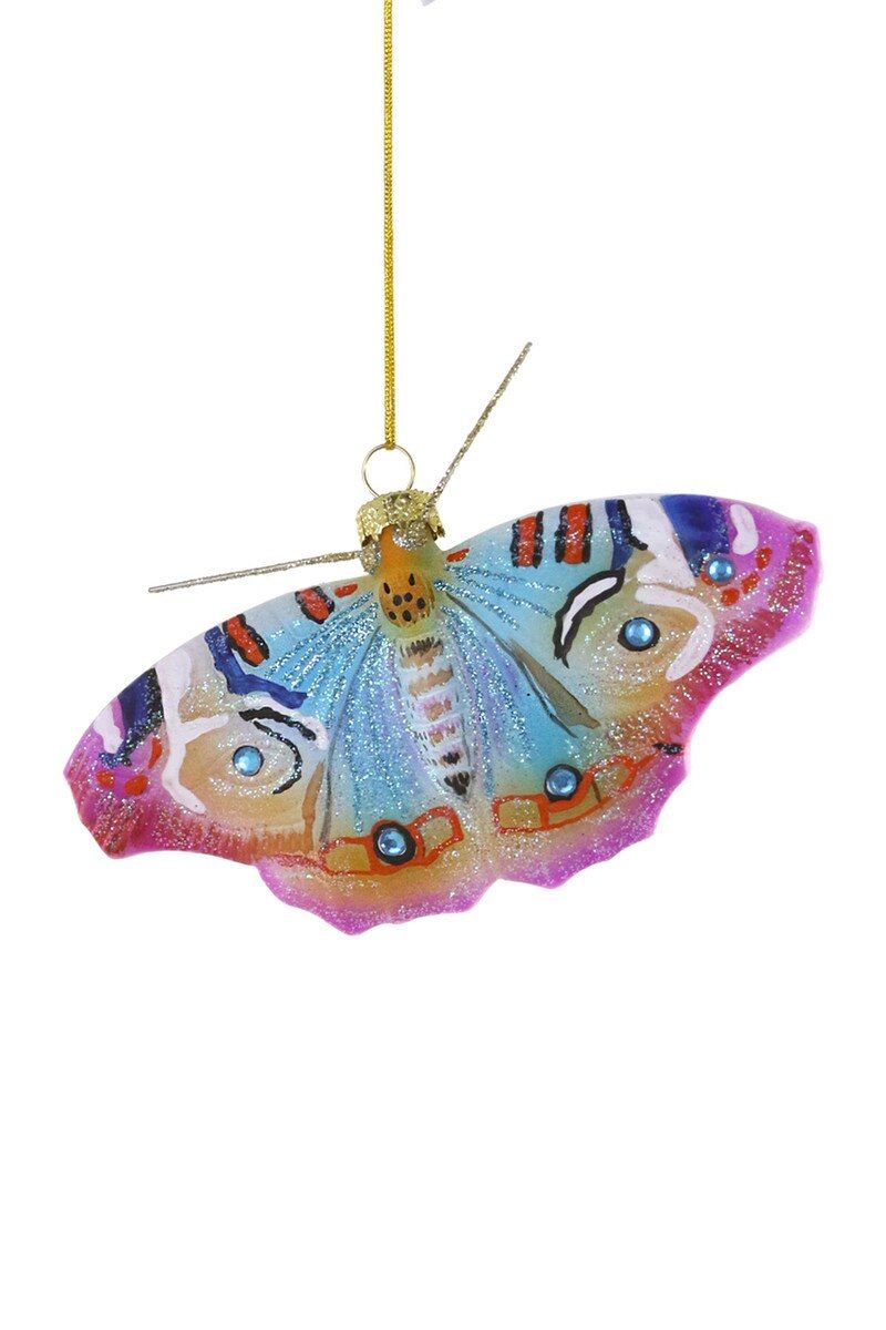 Glass Ornament Gossamer Moth