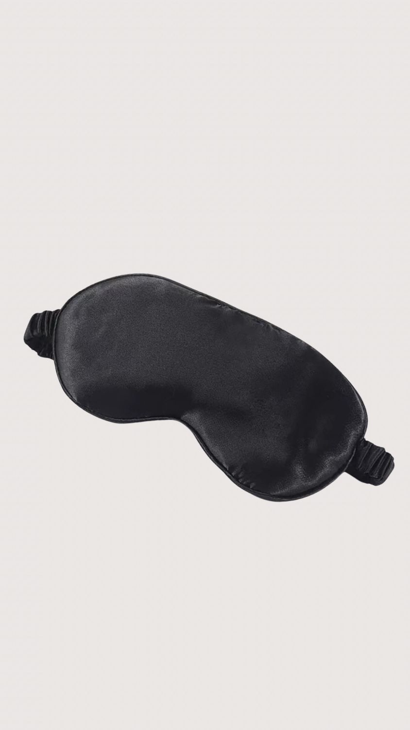 Silk Sleep Mask *Black 100% Organic