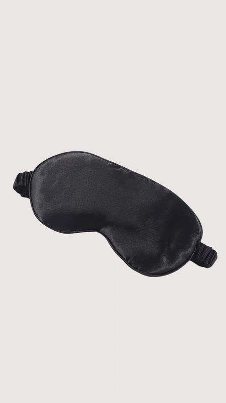 Silk Sleep Mask *Black 100% Organic