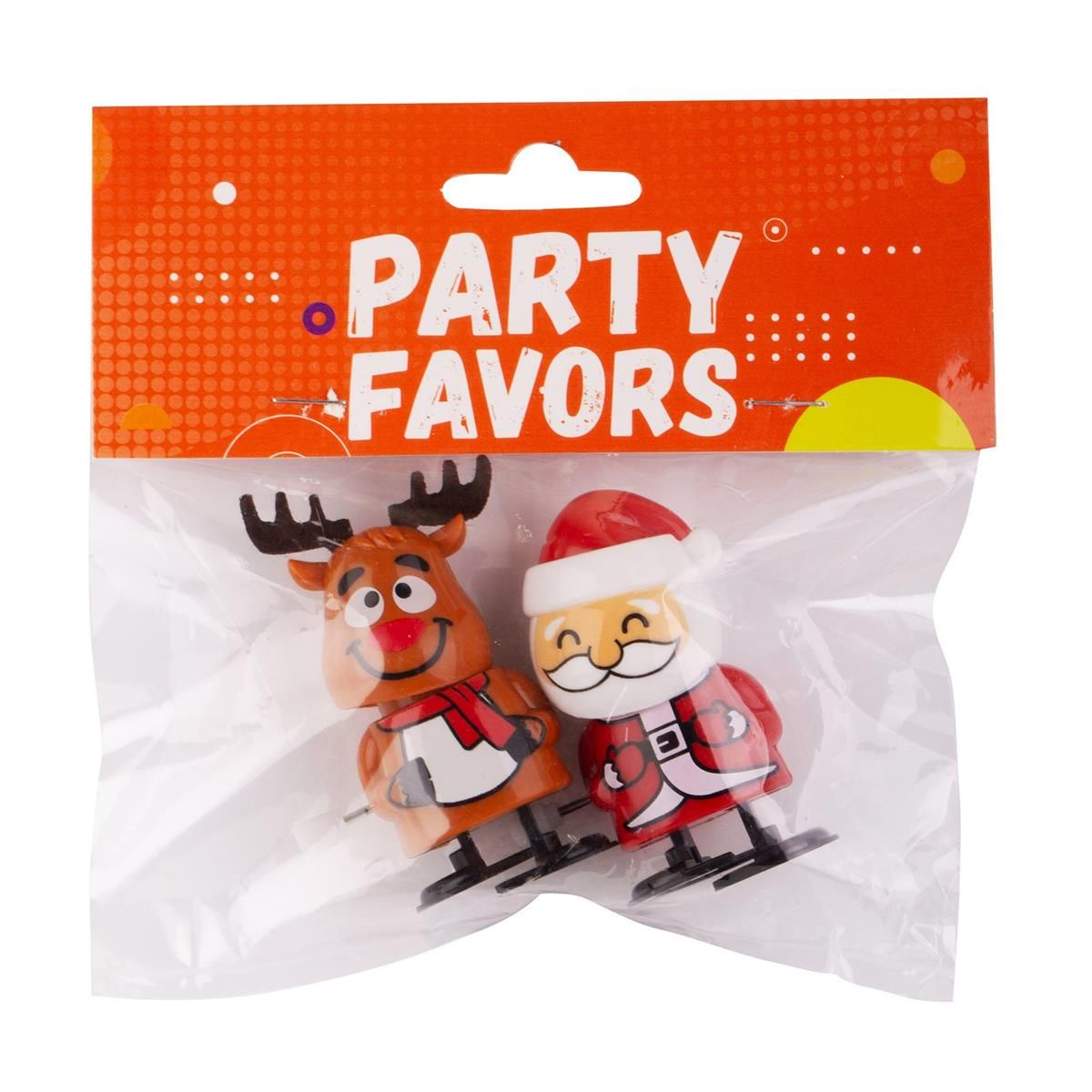 Wind Up Toys Santa &amp; Reindeer 2pk