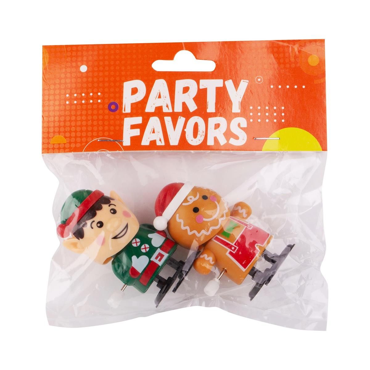 Wind Up Toys Elf &amp; Gingerbread 2pk