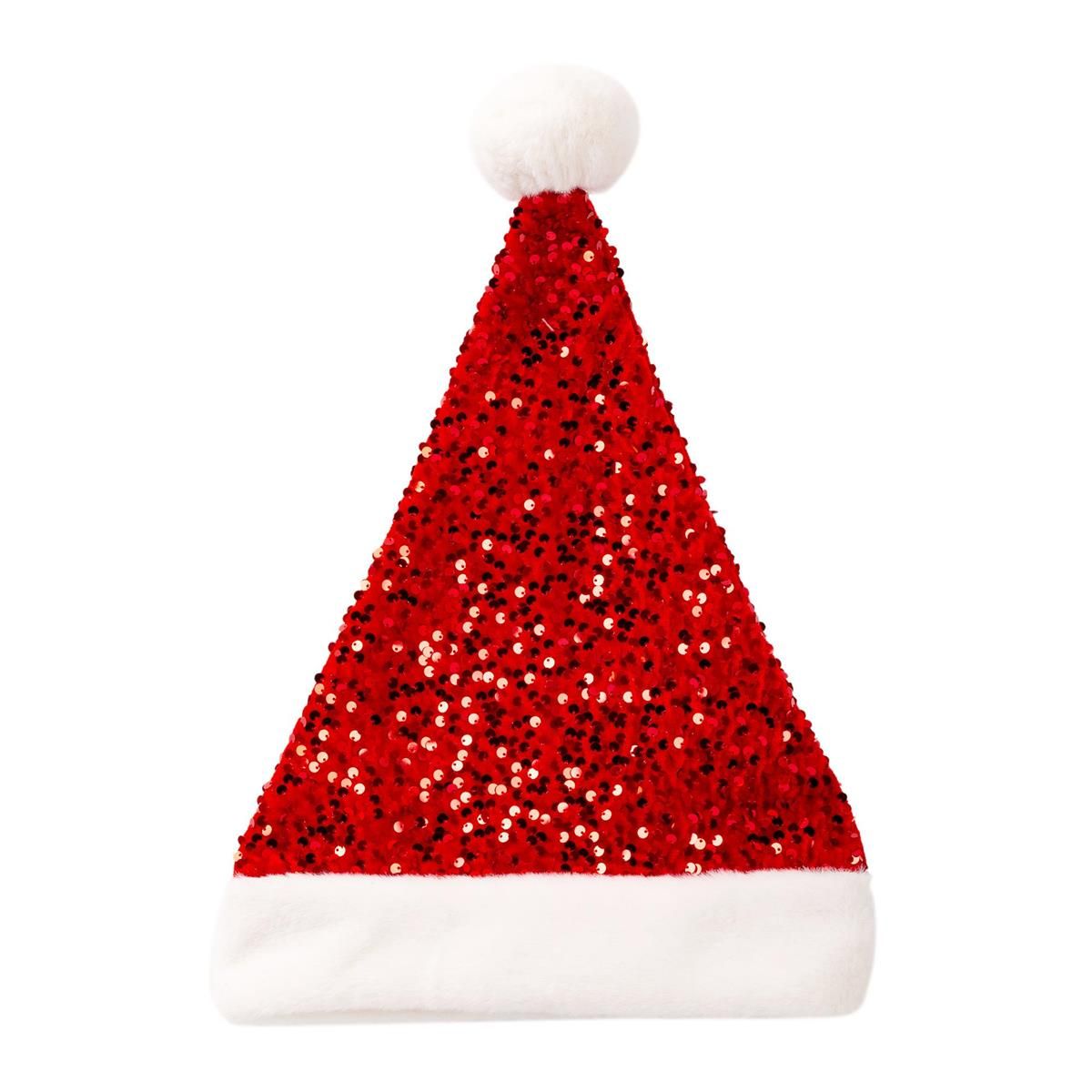 Sequin Santa Hat