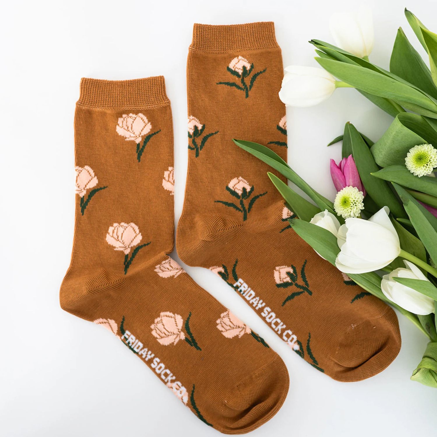 Women&#39;s Socks Blooming Flower