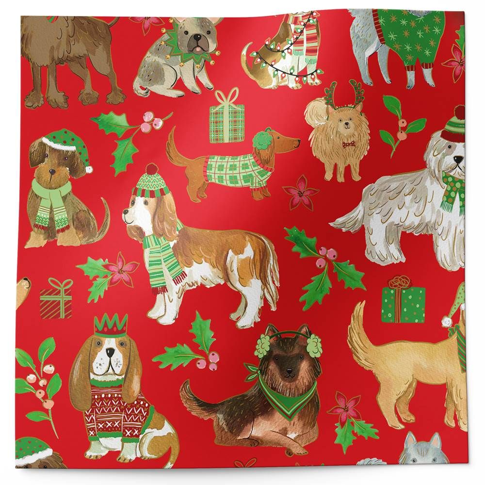 Tissue Designer Canine Christmas
