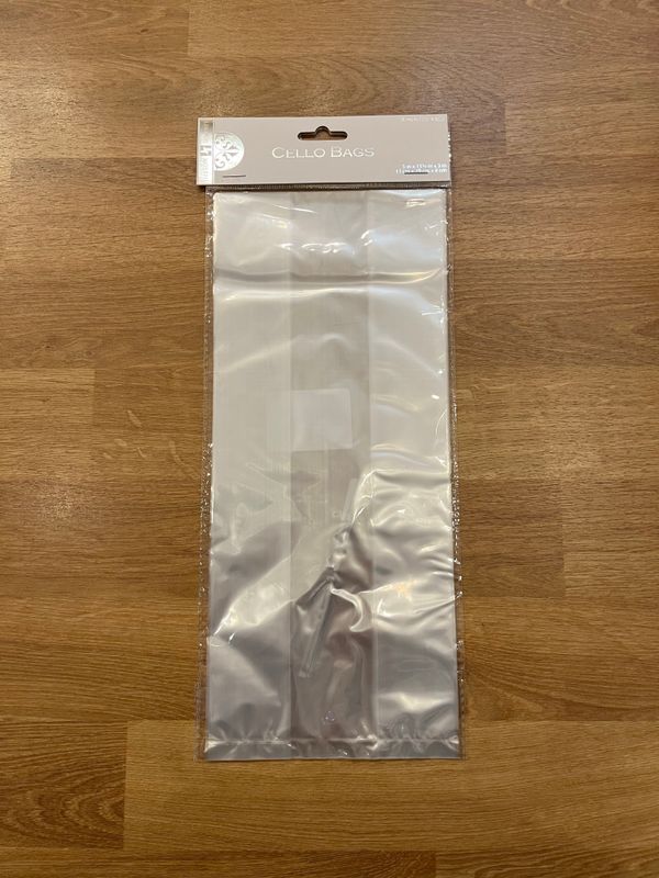 Clear Cello Bag Large