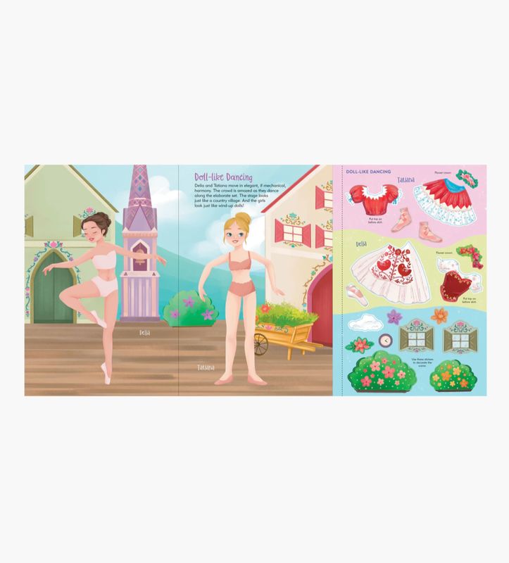 Sticker Doll Dress-Up Ballet