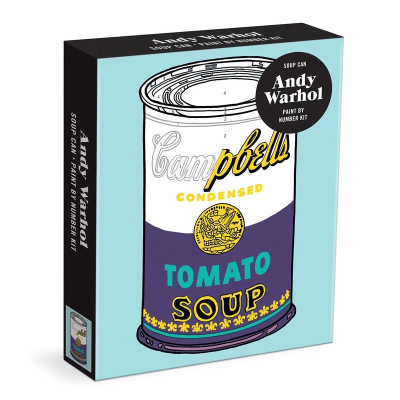 Paint By Number Kit Andy Warhol Soup Can
