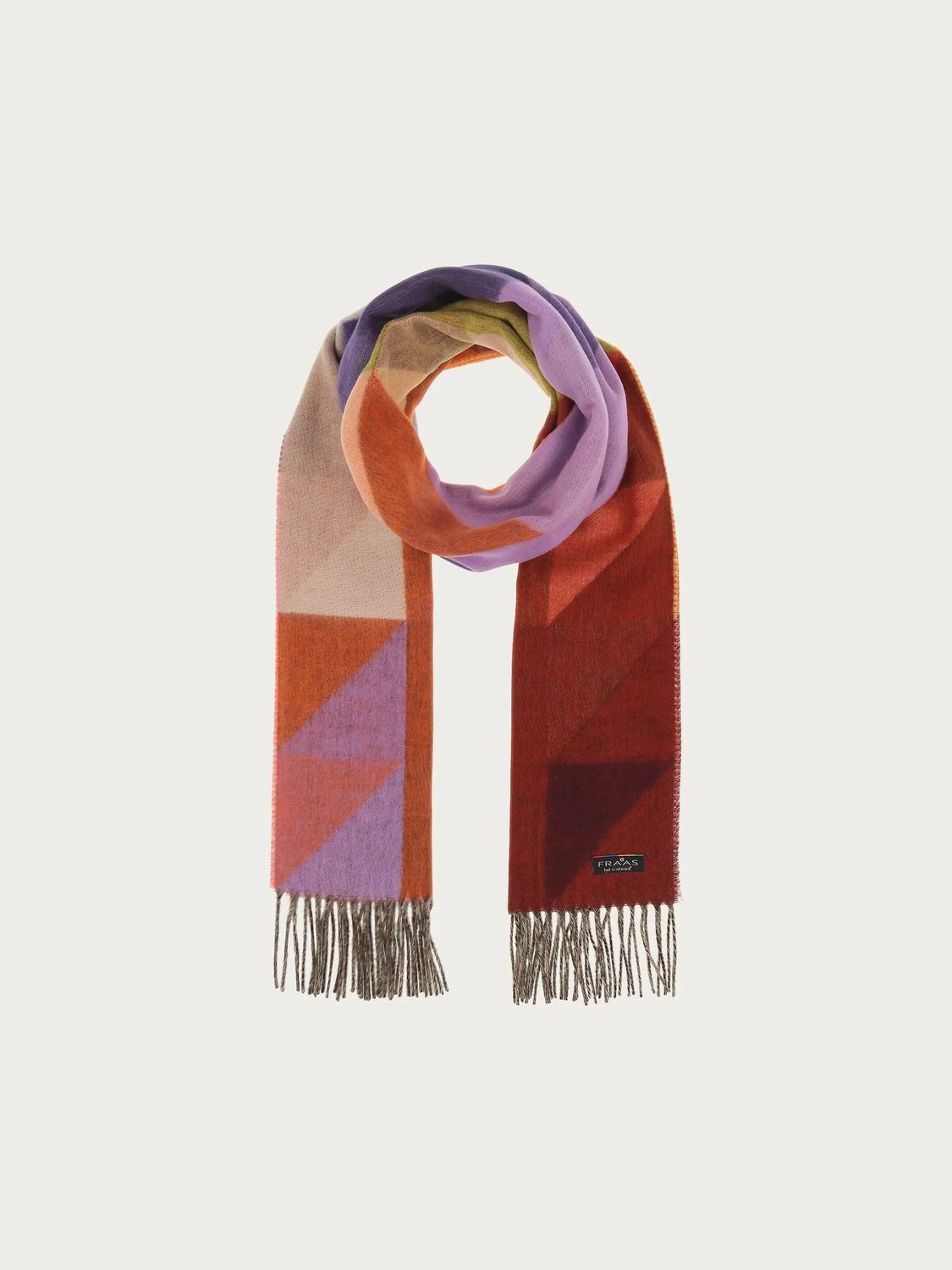 Cashmink Scarf With Geometric Design Spice Route