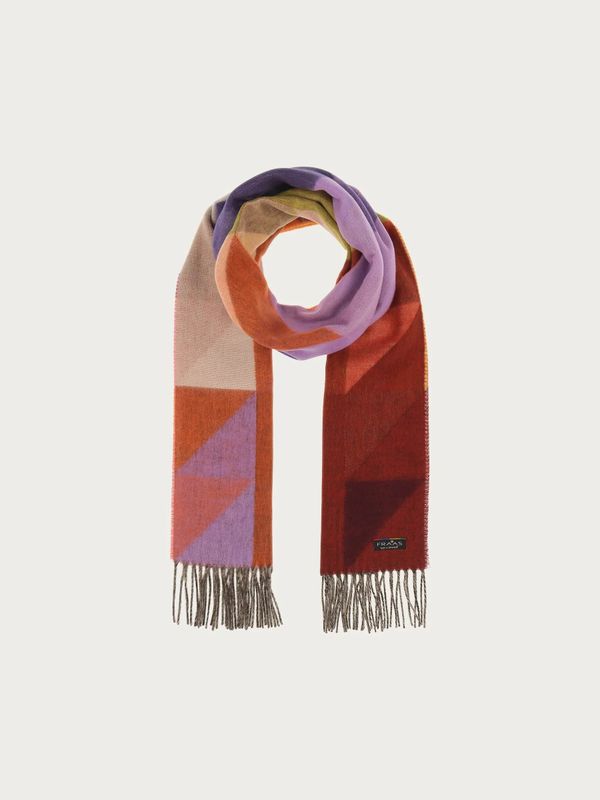 Cashmink Scarf With Geometric Design Spice Route