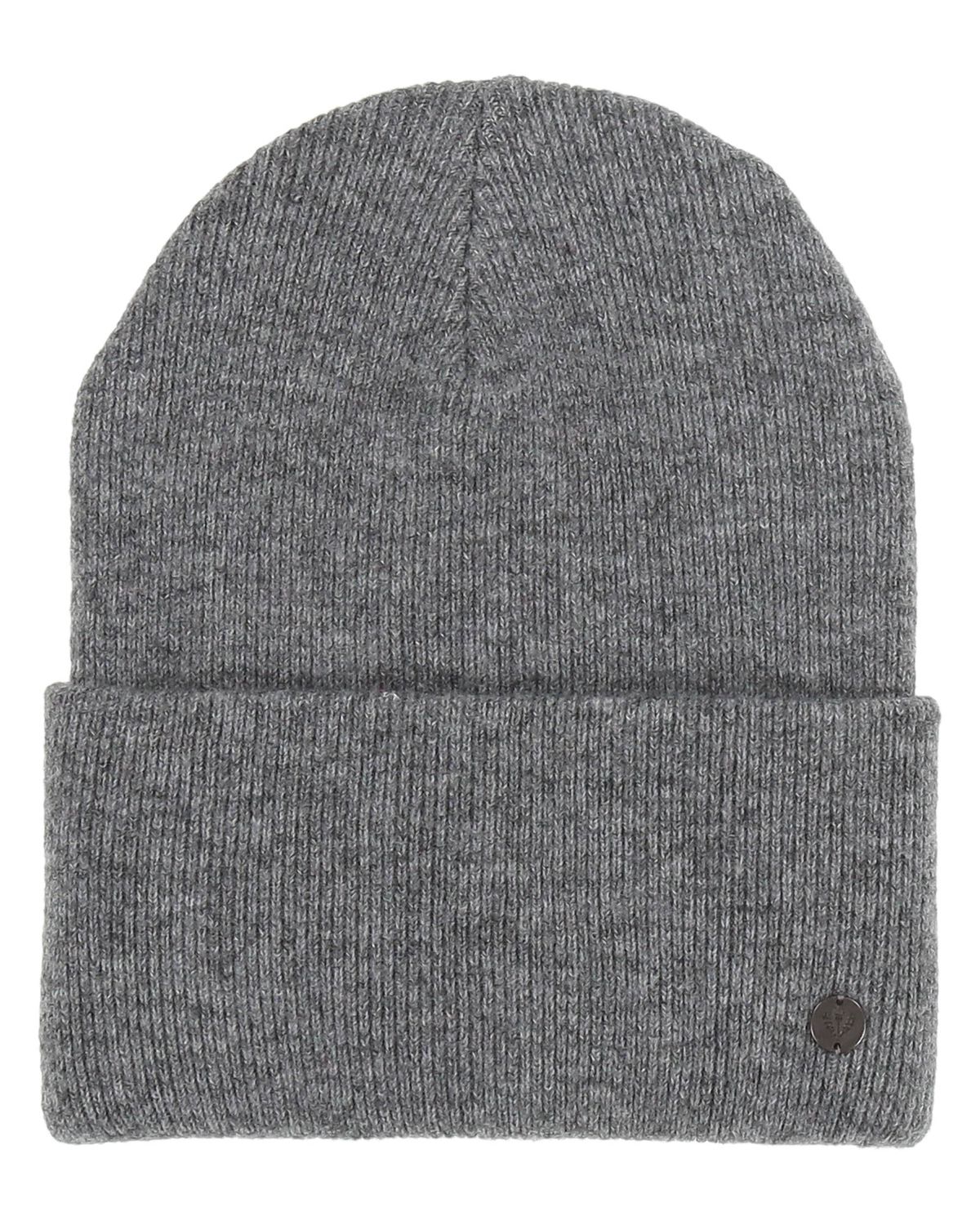 Jersey Knit Cuff Beanie Grey