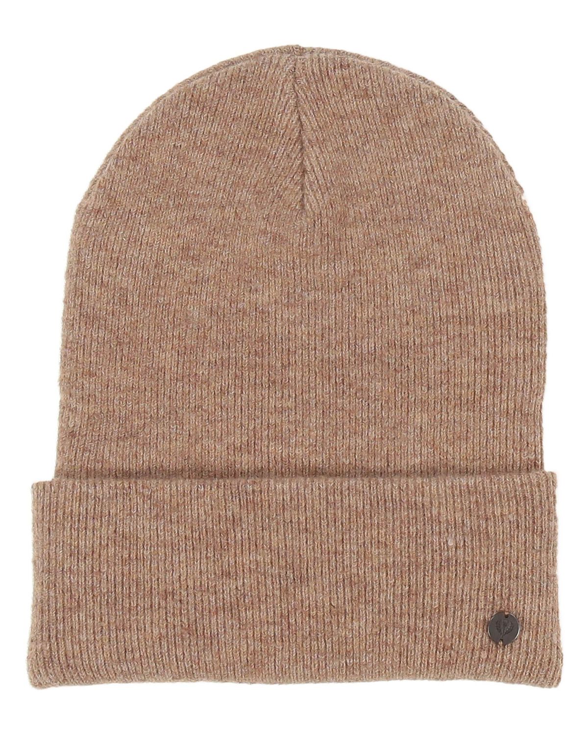 Jersey Knit Cuff Beanie Camel