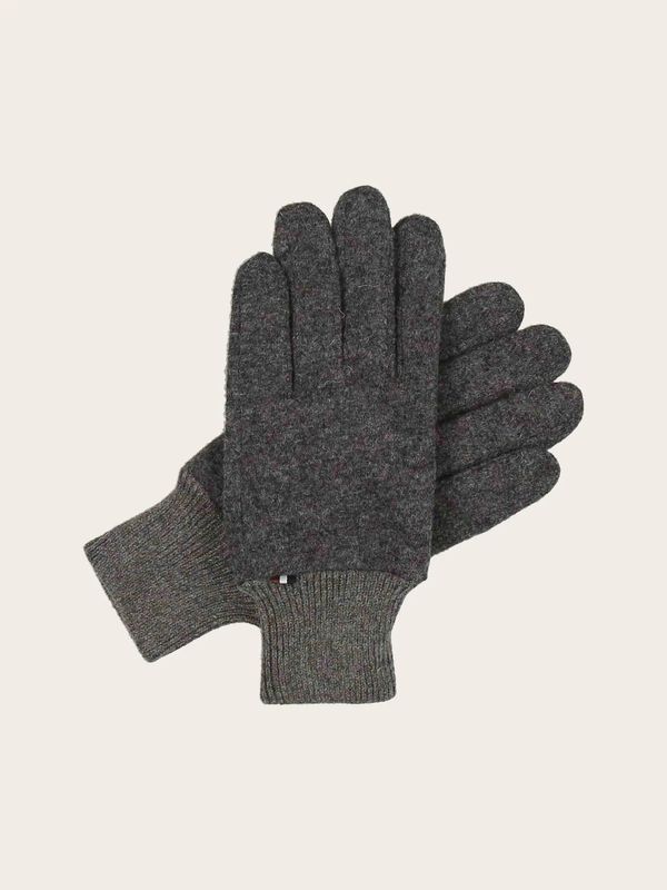 Mottled Bugatti Gloves Charcoal Medium