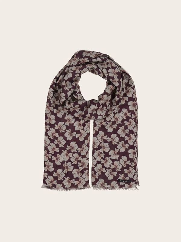 Bugatti Wool Scarf Floral Print Pepper