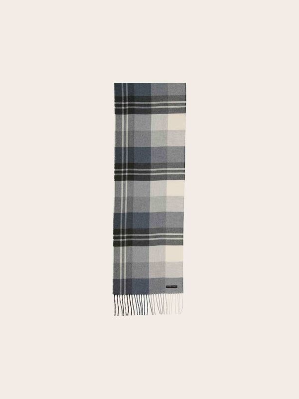 Bugatti Cashmink Scarf Multicolored Check Charcoal