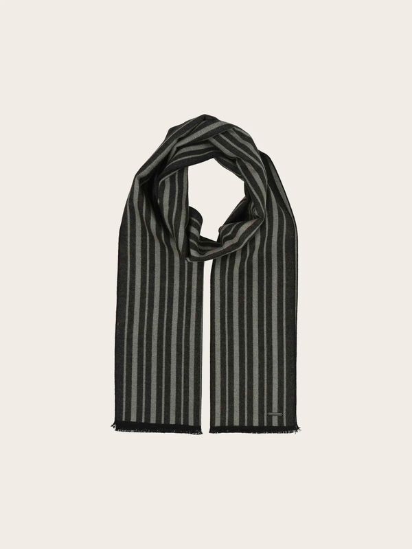 Bugatti Scarf Stripe Design Black