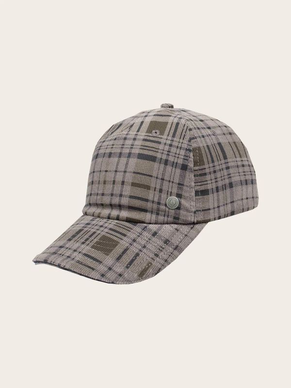 Bugatti Baseball Corduroy Cap Checked Navy