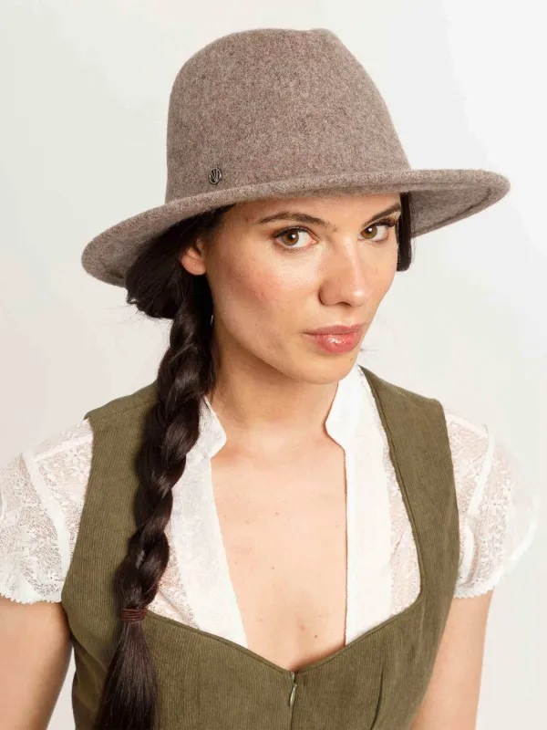 Fedora Wool Blend Black