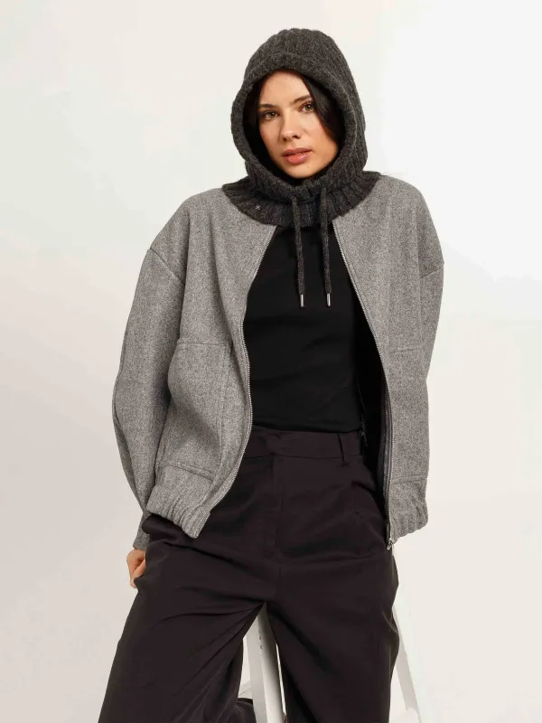 Knitted Balaklava Charcoal