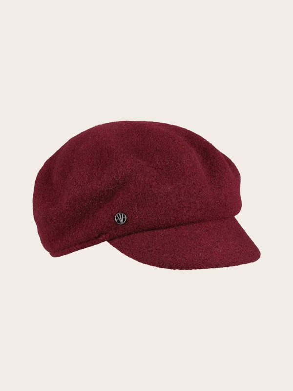 Baker Boy Cap Pure Wool Wine