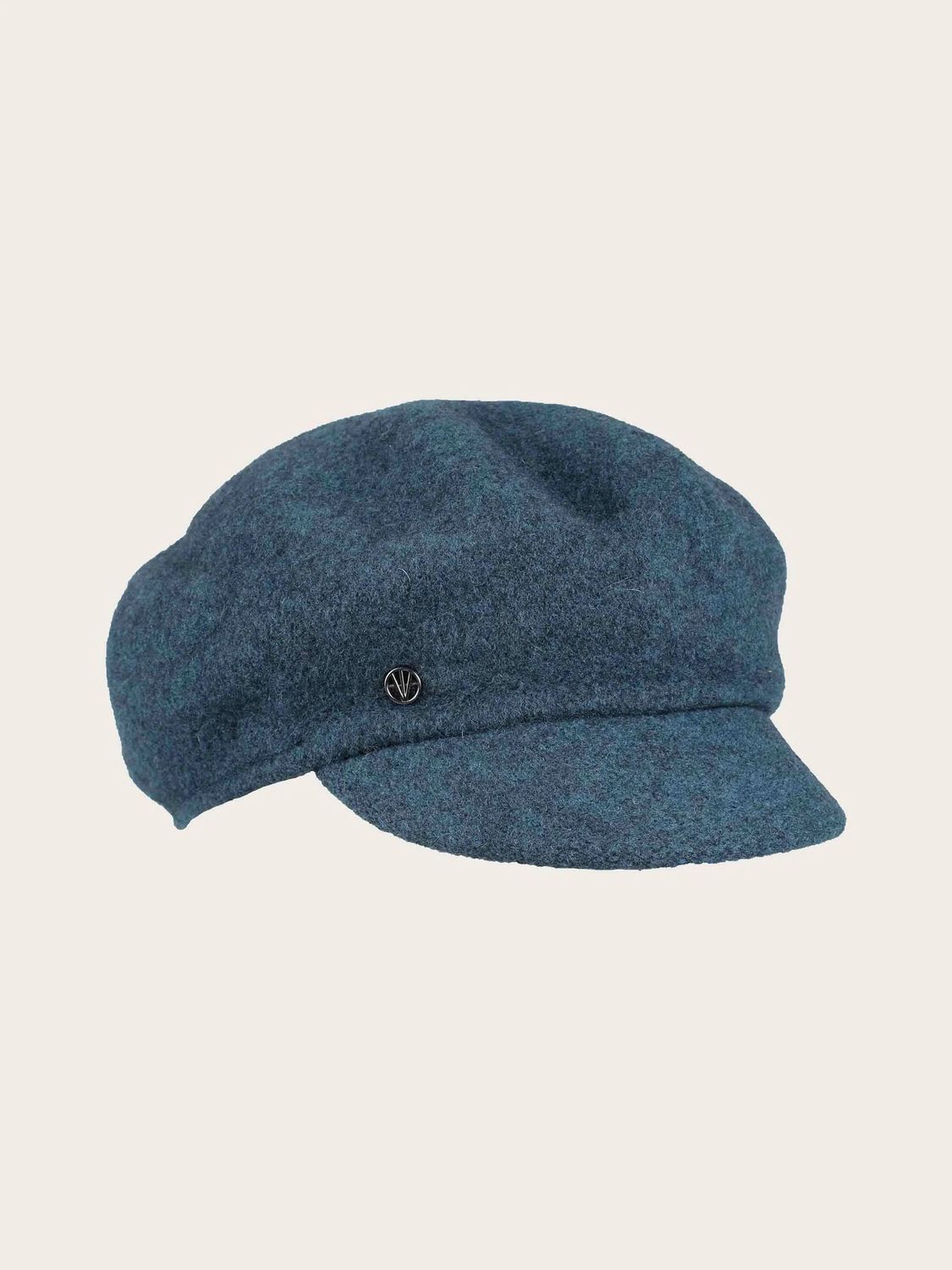 Baker Boy Cap Pure Wool Dark Petrol