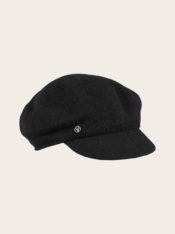 Baker Boy Cap Pure Wool Black