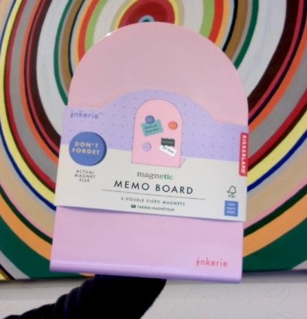 Inkerie Magnetic Memo Board Pink