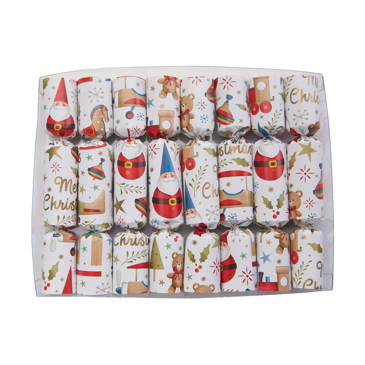 Festive Crackers 6in Toy Town