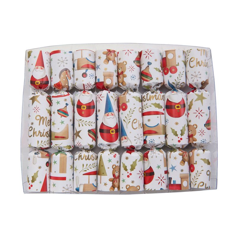 Festive Crackers 6in Toy Town