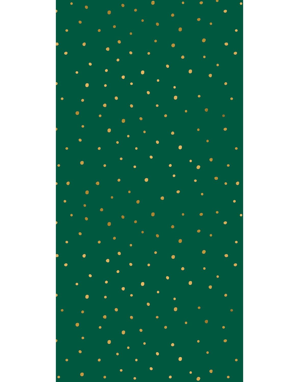 Tissue Paper Random Gold Flecks Green