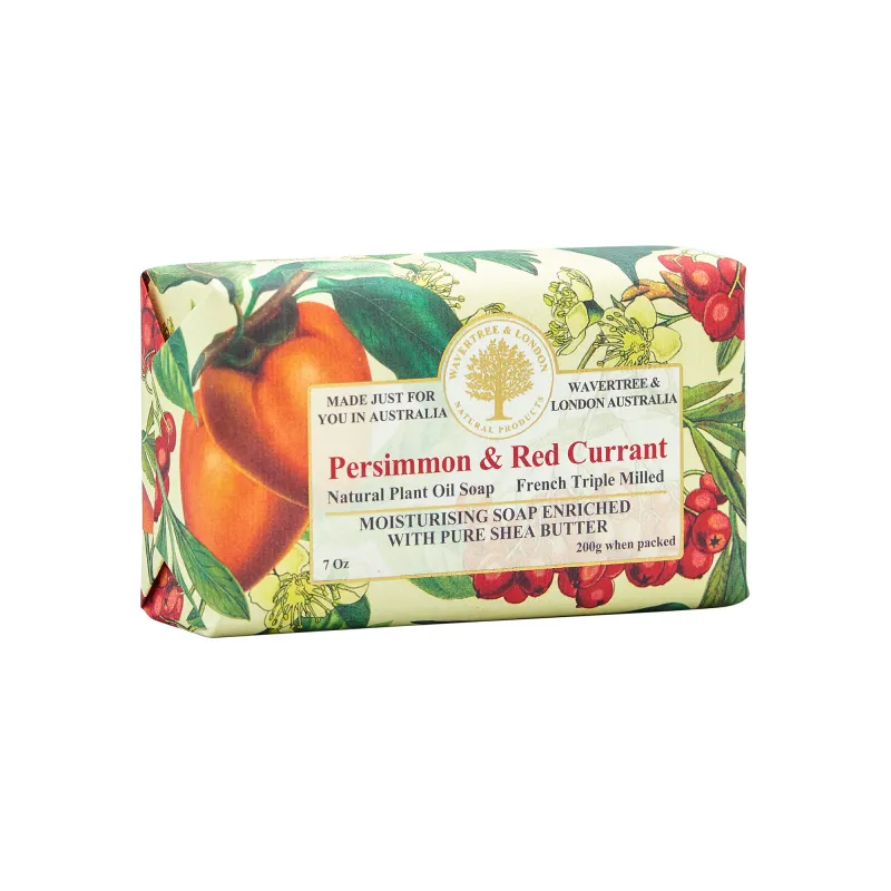Persimmon &amp; Red Currant Soap Bar 200g