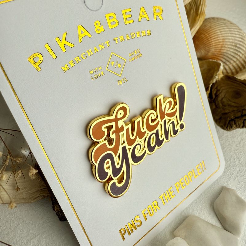 Enamel Pin"Positivity" Salty Language