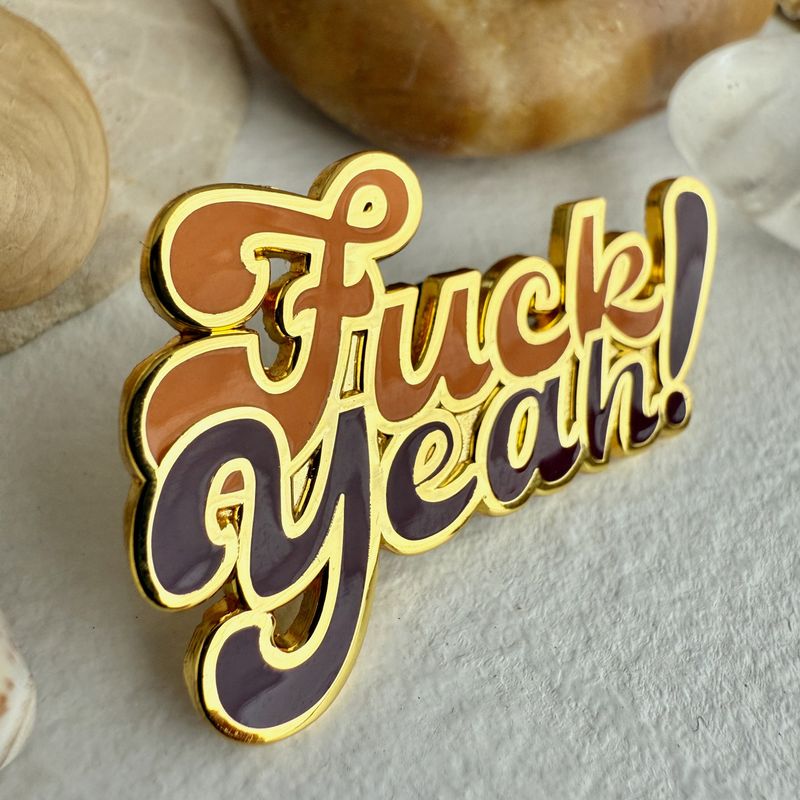 Enamel Pin "Positivity" Salty Language
