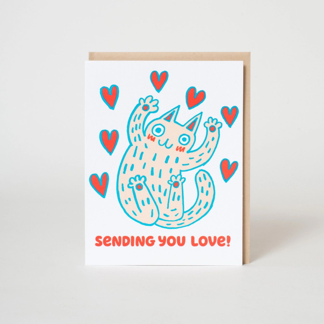 Sending You Love Cat