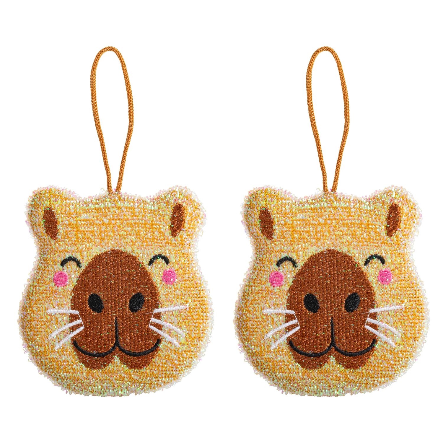 Capybara Scrub Sponge Set of Two
