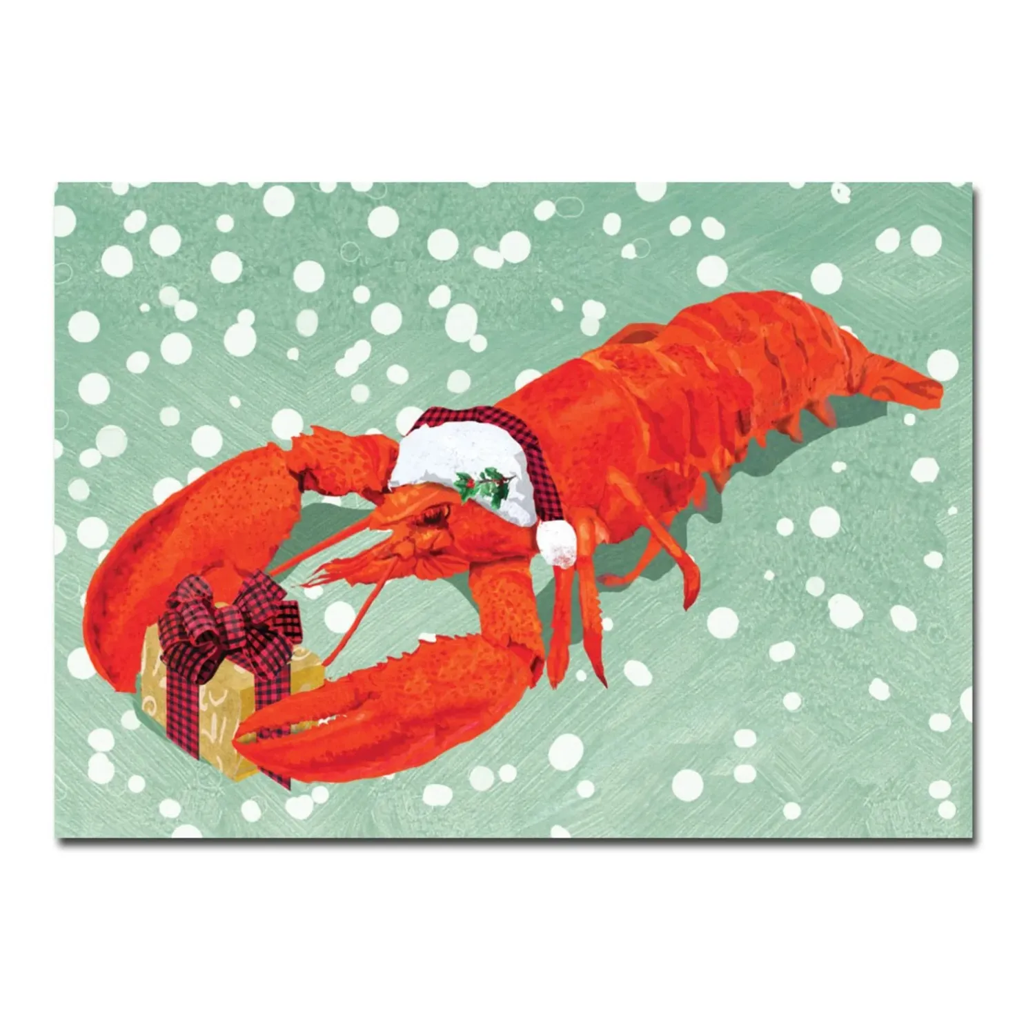 Christmas Lobster with Present
