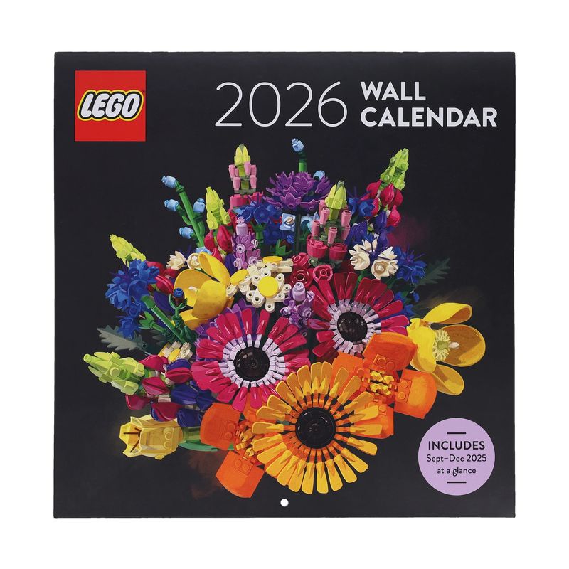 2026 Wall Calendar Lego Botanicals