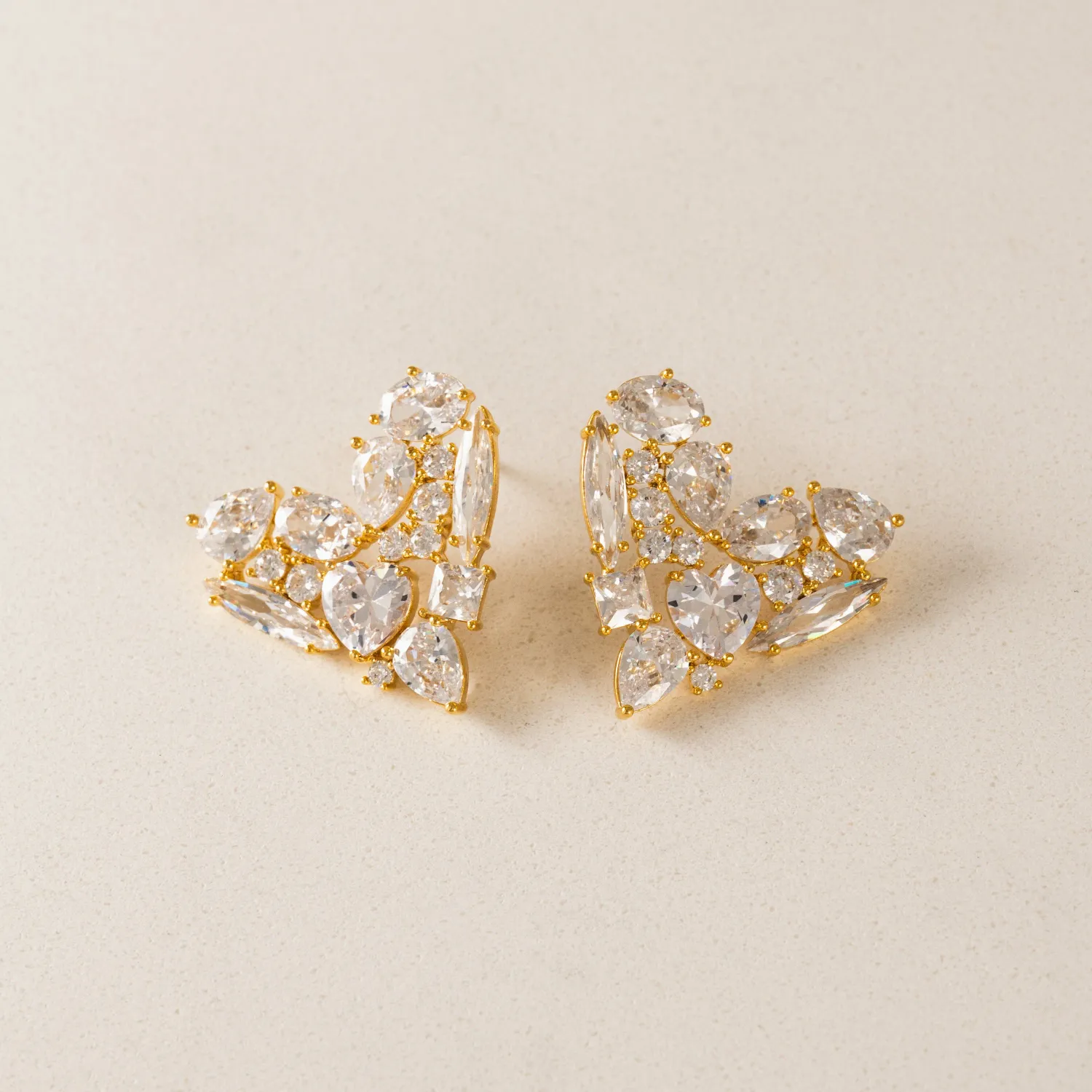 Debut Heart Stud Earrings